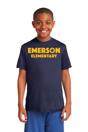 Emerson Stars Spirit Wear On-Demand-Unisex Dry-Fit Shirt Yellow Gold Logo