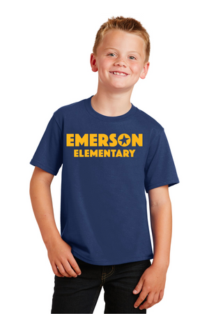 Emerson Stars Spirit Wear On-Demand-Premium Soft Unisex T-Shirt Yellow Gold Logo