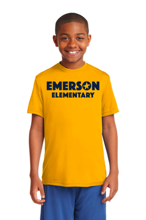 Emerson Stars Spirit Wear On-Demand-Unisex Dry-Fit Shirt Blue Navy Logo