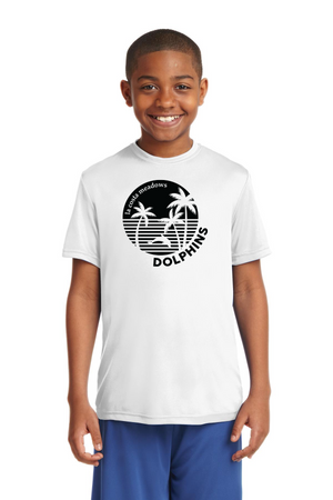 La Costa Meadows Spirit Wear 2023-24 On-Demand-Unisex Dry-Fit Shirt Black Dolphin Logo