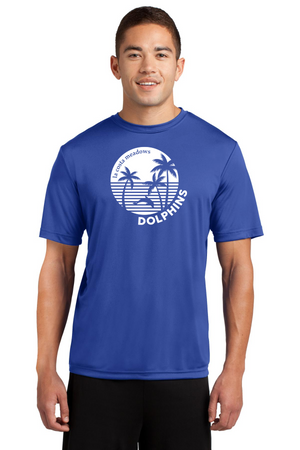La Costa Meadows Spirit Wear 2023-24 On-Demand-Unisex Dry-Fit Shirt White Dolphin Logo