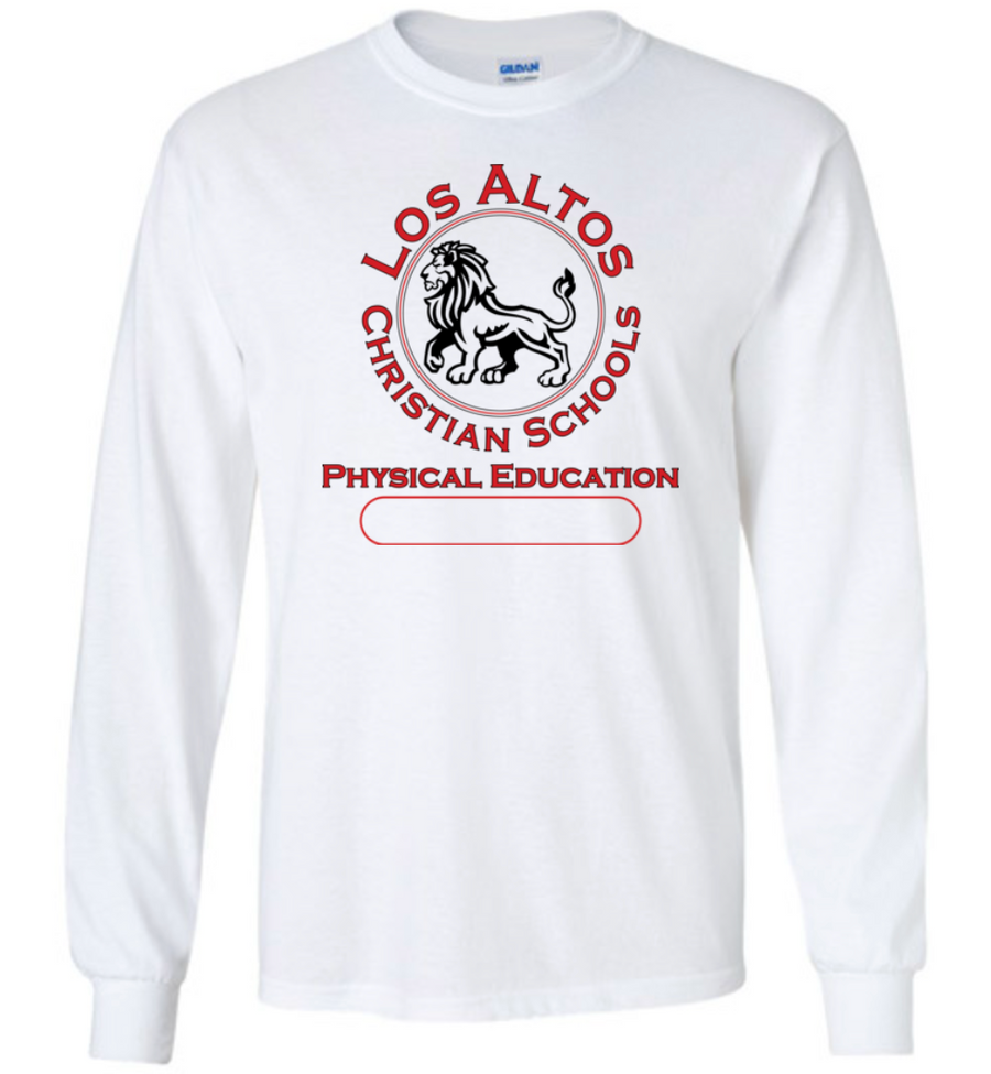 Los Altos Christian School P.E. Uniforms On-Demand-9-12 Physical Education Physical Education Unisex Long Sleeve Shirt