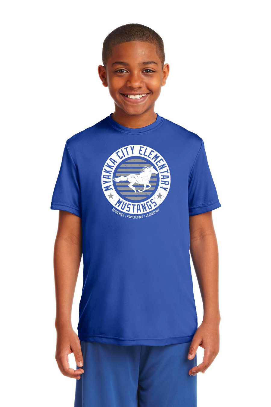 Myakka City Elementary Spirit Wear 2023/24 On-Demand-Unisex Dry-Fit Shirt Circle Logo