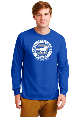 Myakka City Elementary Spirit Wear 2023/24 On-Demand-Unisex Long Sleeve Shirt Circle Logo