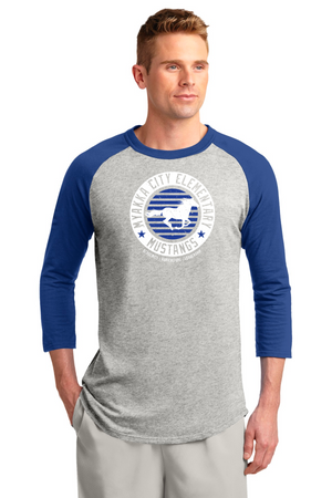 Myakka City Elementary Spirit Wear 2023/24-Unisex Baseball Tee Circle Logo