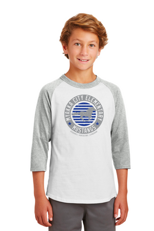 Myakka City Elementary Spirit Wear 2023/24-Unisex Baseball Tee Circle Logo