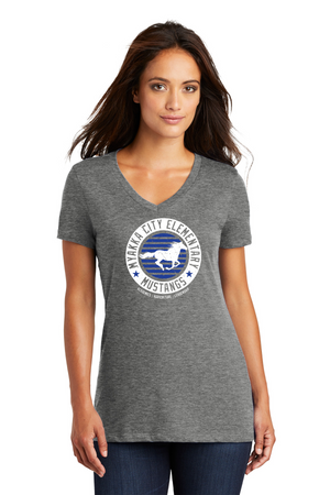 Myakka City Elementary Spirit Wear 2023/24 On-Demand-Premium District Womens V-Neck Circle Logo