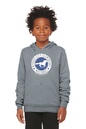 Myakka City Elementary Spirit Wear 2023/24 On-Demand-BELLA+CANVAS Premium Fleece Hoodie Circle Logo