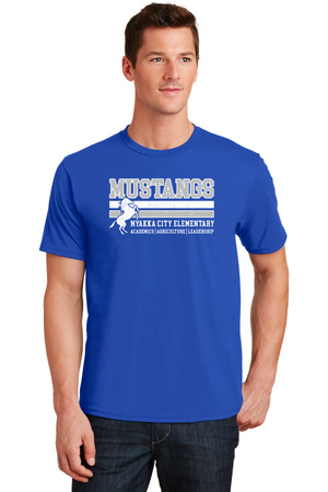 Myakka City Elementary Spirit Wear 2023/24-Premium Soft Unisex T-Shirt Stripe Logo