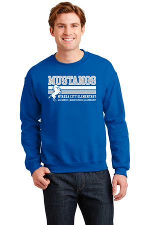 Myakka City Elementary Spirit Wear 2023/24-Unisex Crewneck Sweatshirt Stripe Logo