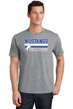 Myakka City Elementary Spirit Wear 2023/24-Premium Soft Unisex T-Shirt Stripe Logo