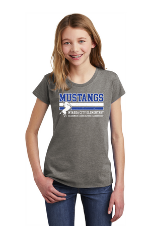 Myakka City Elementary Spirit Wear 2023/24 On-Demand-Youth District Girls Tee Stripe Logo