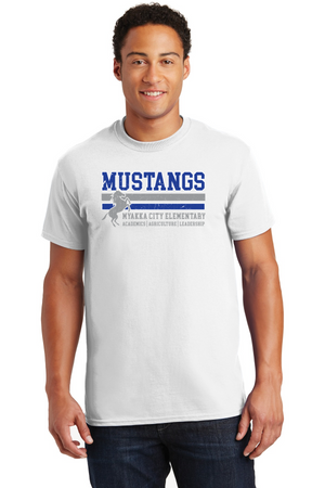 Myakka City Elementary Spirit Wear 2023/24-Unisex T-Shirt Stripe Logo