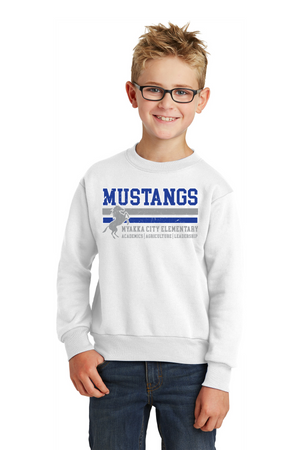Myakka City Elementary Spirit Wear 2023/24-Unisex Crewneck Sweatshirt Stripe Logo