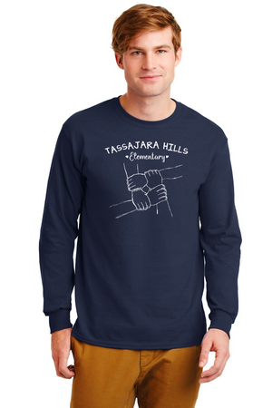 Tassajara Hills Elementary Spirit Wear 2023/24 On-Demand-Unisex Long Sleeve Shirt Hands Logo