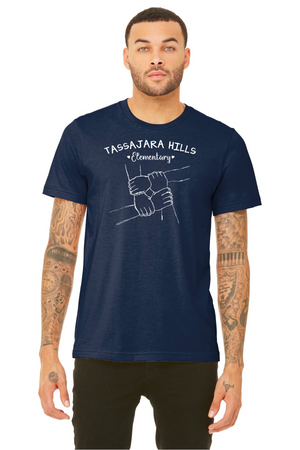 Tassajara Hills Elementary Spirit Wear 2023/24 On-Demand-BELLA+CANVAS Triblend Short Sleeve Tee Hands Logo
