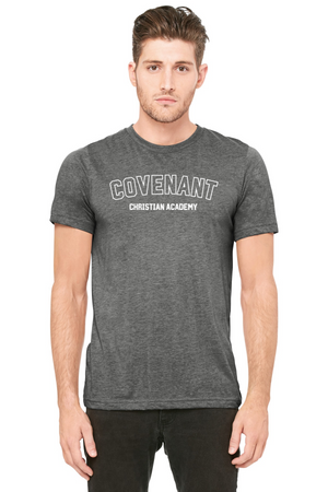 Covenant Christian Academy Spirit Wear 2023-24 On-Demand-Spirit Shirt BELLA+CANVAS Triblend Spirit Shirt (unisex) Sleeve Tee