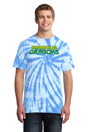Vintage Hills Spirit Wear 2023-24 On-Demand-Unisex Tie-Dye Shirt Vintage Dragons