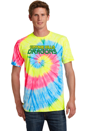 Vintage Hills Spirit Wear 2023-24 On-Demand-Unisex Tie-Dye Shirt Vintage Dragons