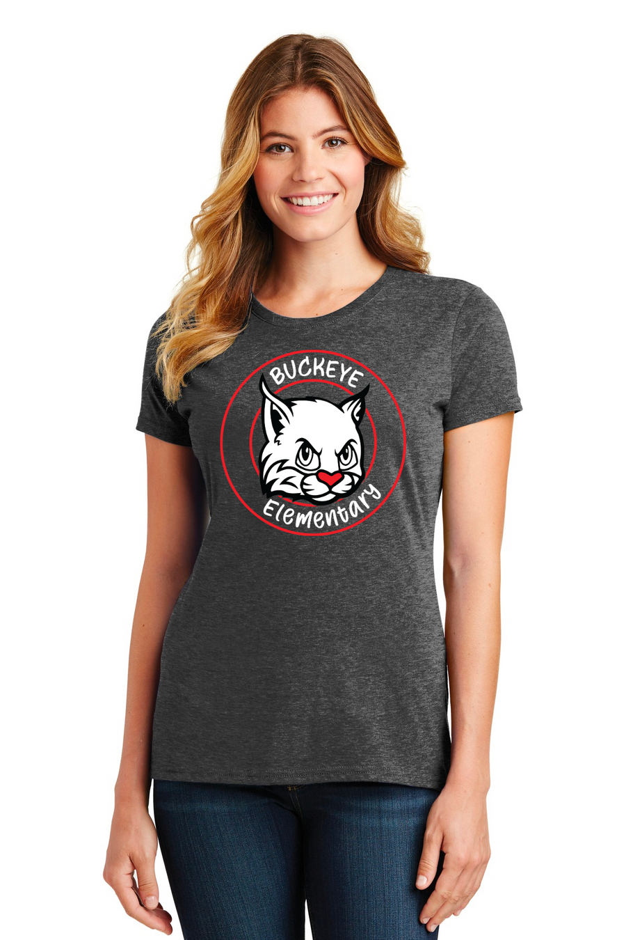 Buckeye Elementary 2023/24 Spirit Wear On-Demand-Port and Co Ladies Favorite Shirt