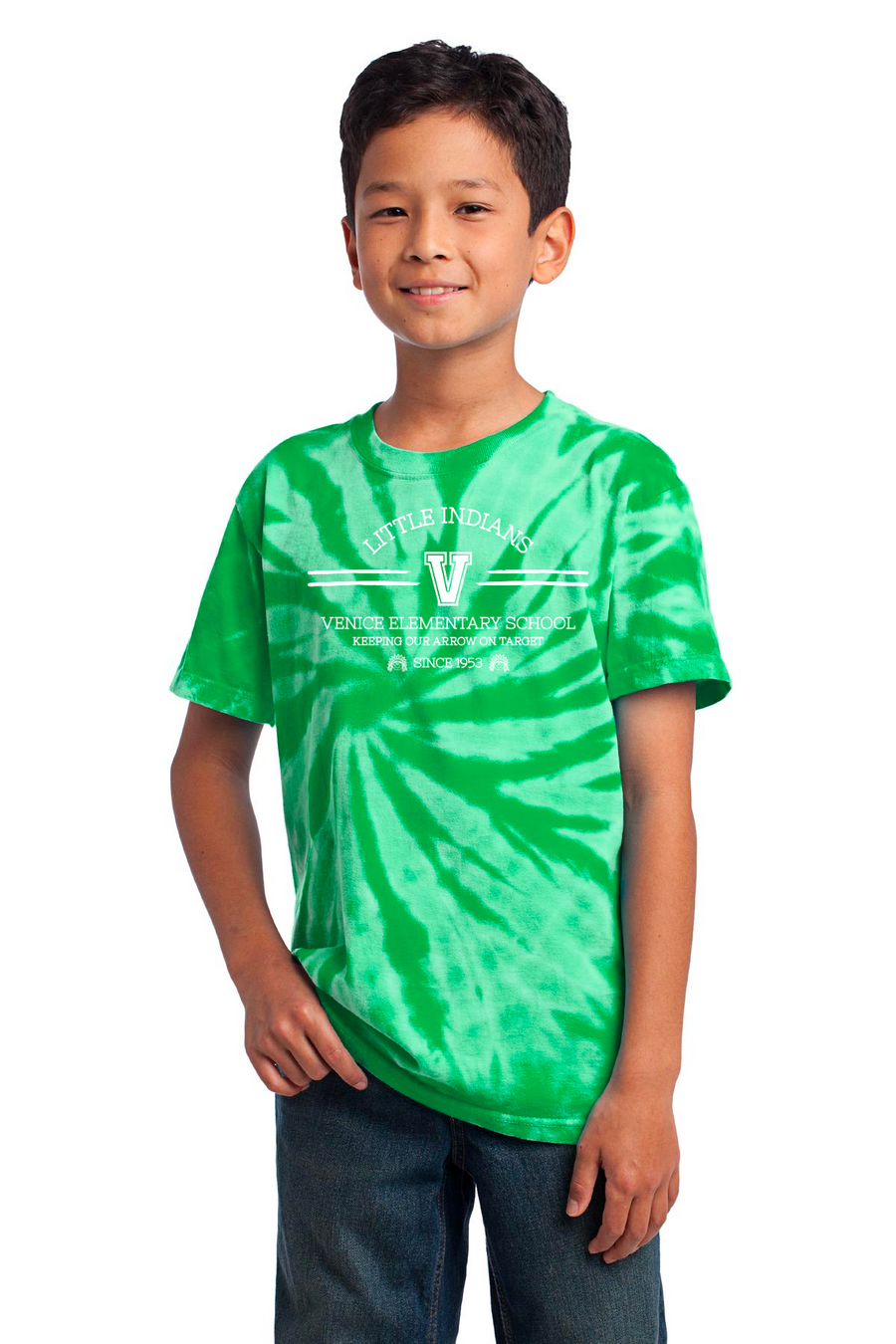 Venice Elementary Spirit Wear 2023-24 On-Demand-Unisex Tie-Dye Shirt