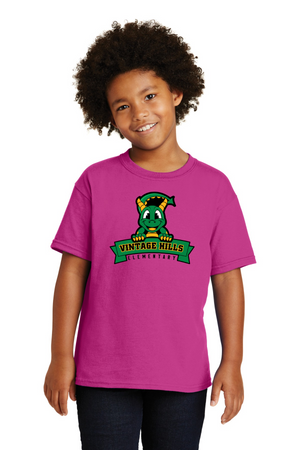 Vintage Hills Spirit Wear 2023-24 On-Demand-Unisex T-Shirt Dragon Mascot Logo