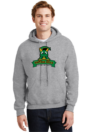 Vintage Hills Spirit Wear 2023-24 On-Demand-Unisex Hoodie Dragon Mascot Logo