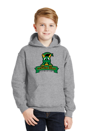 Vintage Hills Spirit Wear 2023-24 On-Demand-Unisex Hoodie Dragon Mascot Logo