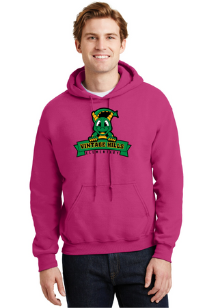 Vintage Hills Spirit Wear 2023-24 On-Demand-Unisex Hoodie Dragon Mascot Logo