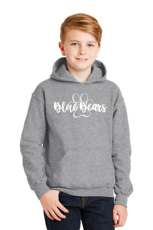 Mashburn Elementary - 23/24 Spirit Wear On-Demand-Unisex Hoodie Blue Bears Logo