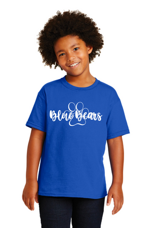 Mashburn Elementary - 23/24 Spirit Wear On-Demand-Unisex T-Shirt Blue Bears Logo