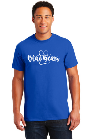 Mashburn Elementary - 23/24 Spirit Wear On-Demand-Unisex T-Shirt Blue Bears Logo