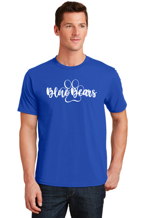 Mashburn Elementary - 23/24 Spirit Wear On-Demand-Premium Soft Unisex T-Shirt Blue Bears Logo