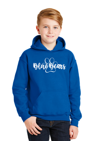 Mashburn Elementary - 23/24 Spirit Wear On-Demand-Unisex Hoodie Blue Bears Logo