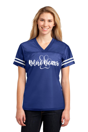 Mashburn Elementary - 23/24 Spirit Wear On-Demand-Sport-Tek Ladies Jersey Blue Bears Logo