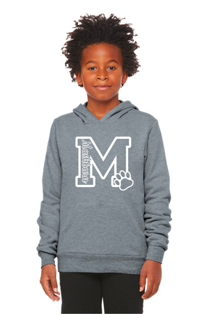 Mashburn Elementary - 23/24 Spirit Wear On-Demand-BELLA+CANVAS Premium Fleece Hoodie Mashburn Logo