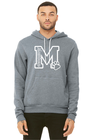 Mashburn Elementary - 23/24 Spirit Wear On-Demand-BELLA+CANVAS Premium Fleece Hoodie Mashburn Logo