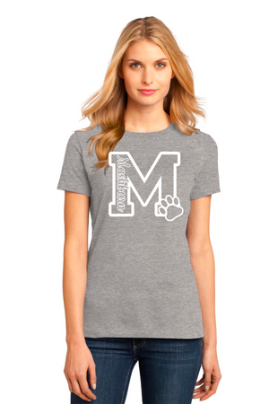 Mashburn Elementary - 23/24 Spirit Wear On-Demand-Premium District Womens Tee Mashburn Logo