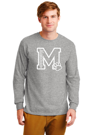 Mashburn Elementary - 23/24 Spirit Wear On-Demand-Unisex Long Sleeve Shirt Mashburn Logo