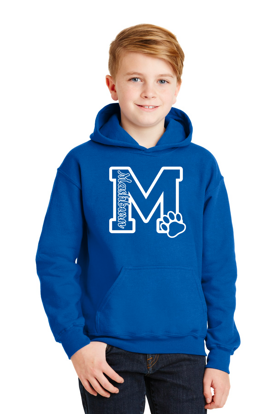 Mashburn Elementary - 23/24 Spirit Wear On-Demand-Unisex Hoodie Mashburn Logo