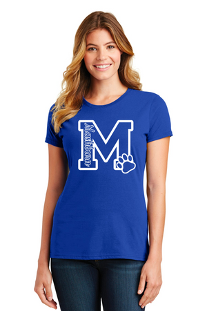 Mashburn Elementary - 23/24 Spirit Wear On-Demand-Port and Co Ladies Favorite Shirt Mashburn Logo