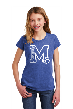 Mashburn Elementary - 23/24 Spirit Wear On-Demand-Youth District Girls Tee Mashburn Logo