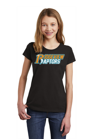 Ridgeview Raptors Spirit Wear 2023/24 On-Demand-Youth District Girls Tee Raptors Logo