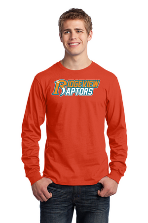 Ridgeview Raptors Spirit Wear 2023/24 On-Demand-Unisex Long Sleeve Shirt Raptors Logo