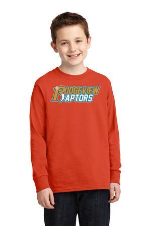 Ridgeview Raptors Spirit Wear 2023/24 On-Demand-Unisex Long Sleeve Shirt Raptors Logo