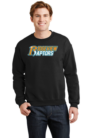 Ridgeview Raptors Spirit Wear 2023/24 On-Demand-Unisex Crewneck Sweatshirt Raptors Logo