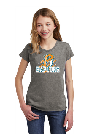 Ridgeview Raptors Spirit Wear 2023/24 On-Demand-Youth District Girls Tee Raptors w/ Claw Logo