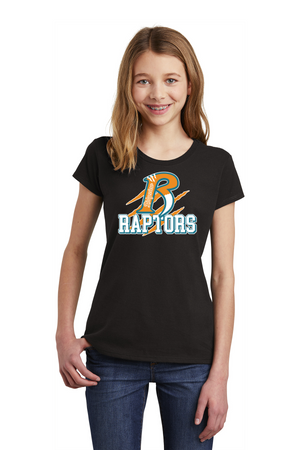 Ridgeview Raptors Spirit Wear 2023/24 On-Demand-Youth District Girls Tee Raptors w/ Claw Logo