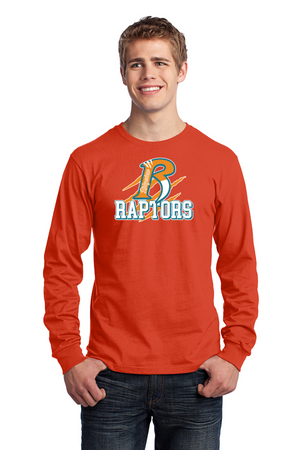 Ridgeview Raptors Spirit Wear 2023/24 On-Demand-Unisex Long Sleeve Shirt Raptors w/ Claw Logo