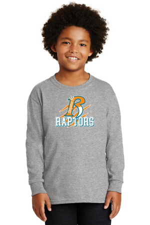 Ridgeview Raptors Spirit Wear 2023/24 On-Demand-Unisex Long Sleeve Shirt Raptors w/ Claw Logo